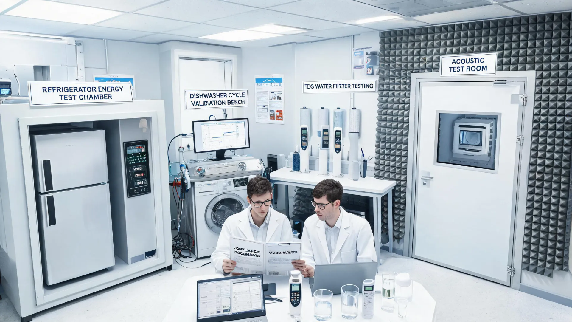 Home appliance QA laboratory