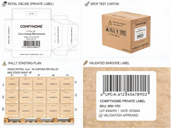 Private label packaging validation